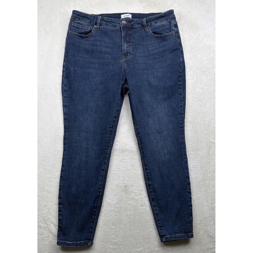 Pistola Arielle High Rise Skinny Ankle Jeans Women's 16W Stretch Denim‎